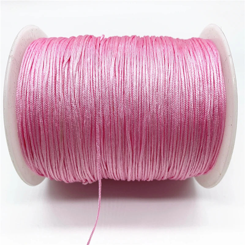 Hilo Tripolino (Chino) 0.8mm Rosado - 90 Metros