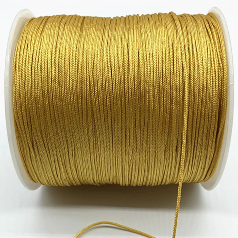 Hilo Tripolino (Chino) 0.8mm Dorado - 90 Metros