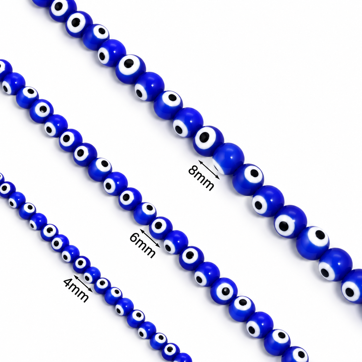 Ojo Turco Azul 6mm - 60 PCS