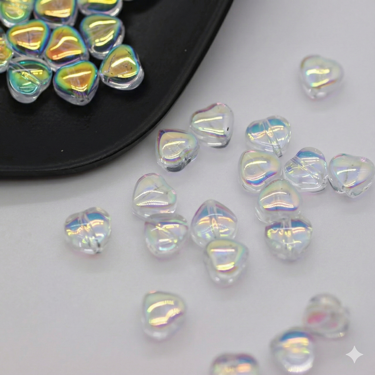 Corazones Traslucidos Tornasol - 40gr