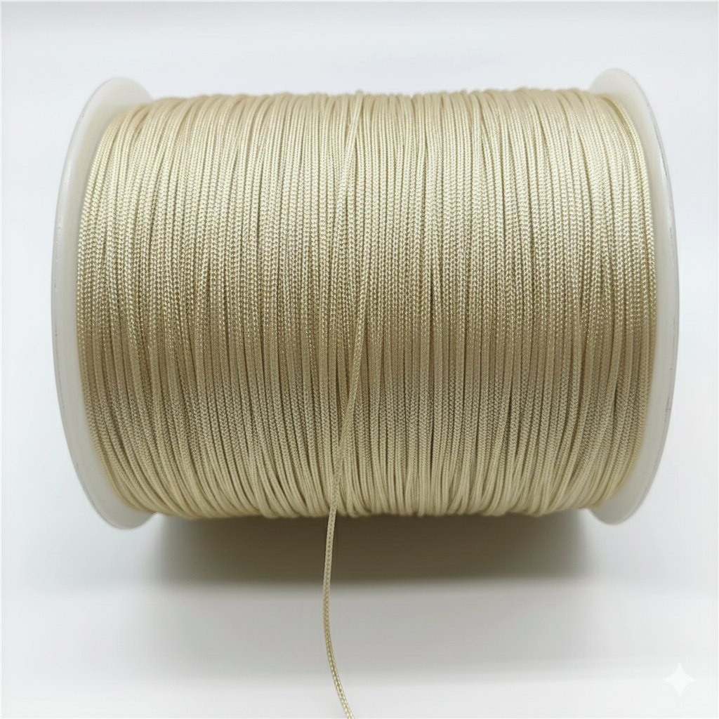 Hilo Tripolino (Chino) 1mm Dorado Pálido - 90 Metros