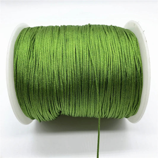 Hilo Tripolino (Chino) 0.8mm Verde Militar - 90 Metros