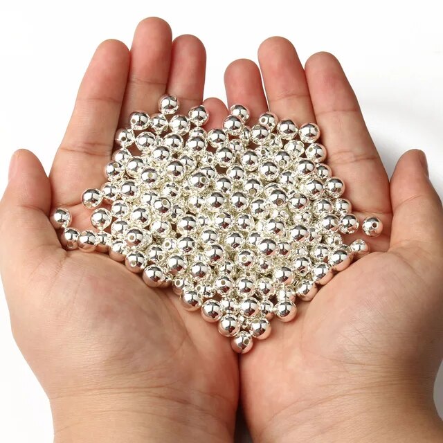 Balines de Metal Plateado 50 gramos