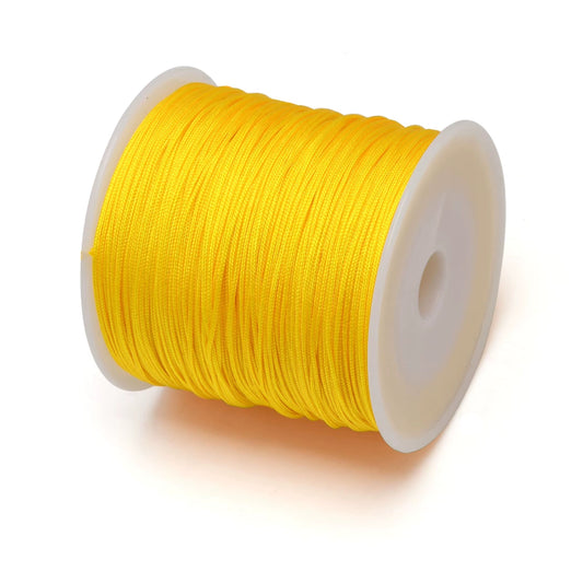 Hilo Tripolino (Chino) 0.8mm Amarillo - 90 Metros