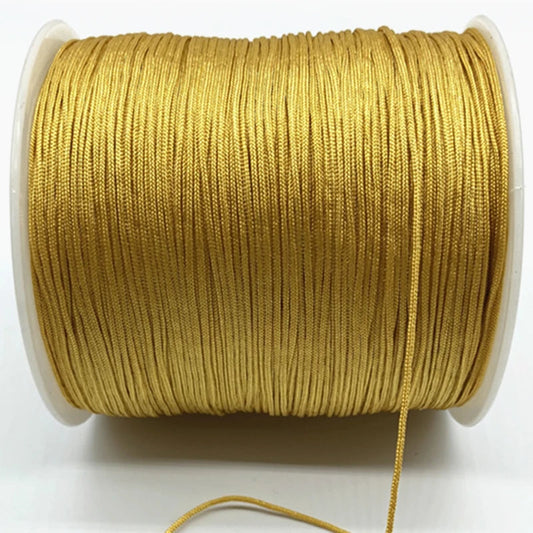 Hilo Tripolino (Chino) 1mm Dorado - 90 Metros