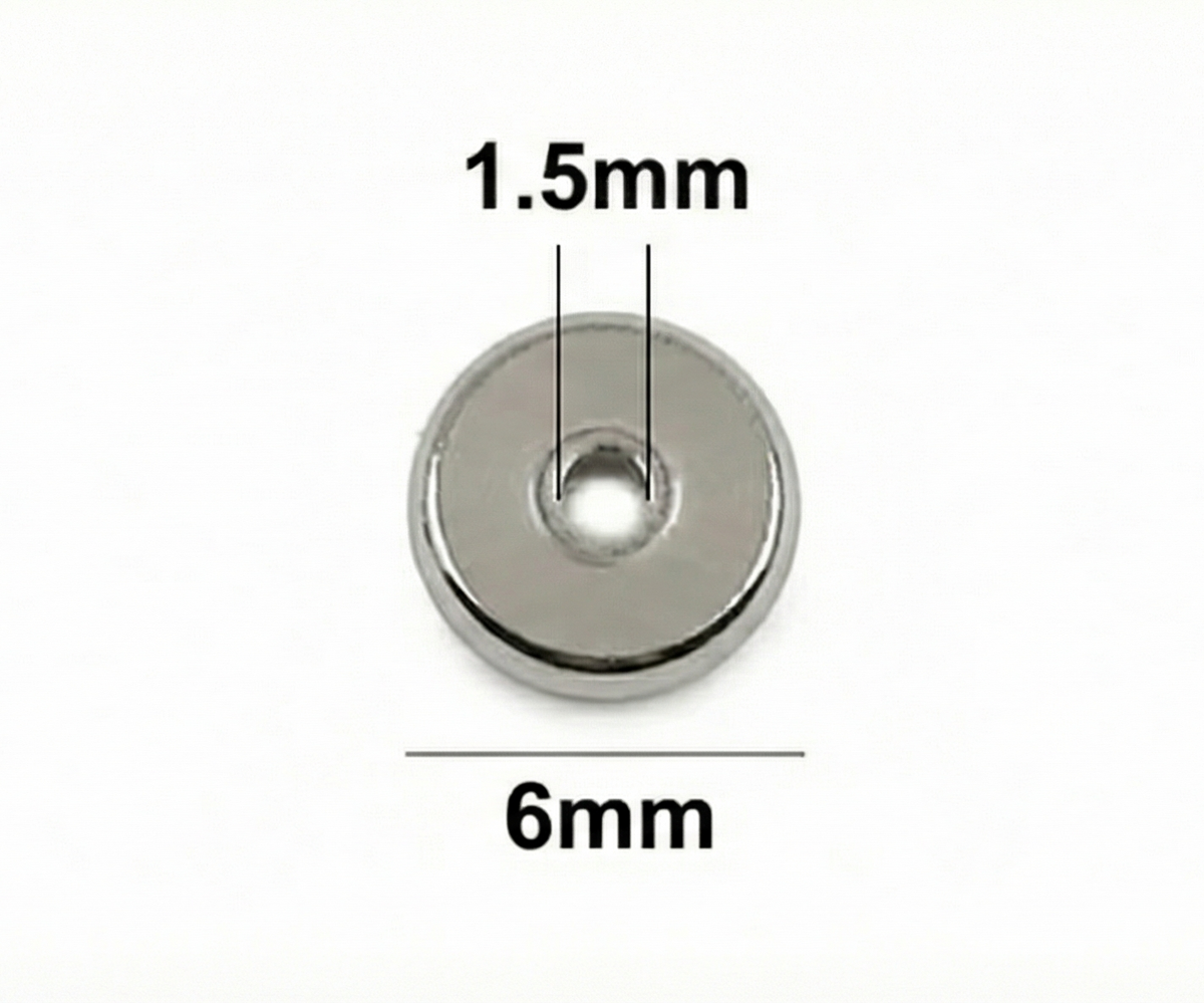 Separador Tipo Dona Acero 6mm