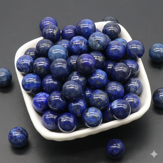 Cuentas Lapislazuli Sin Perforacion