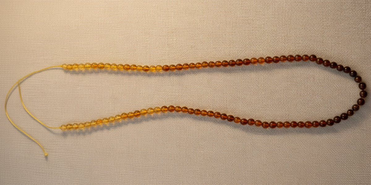 Tira de Ambar Baltico en Bolitas 4mm