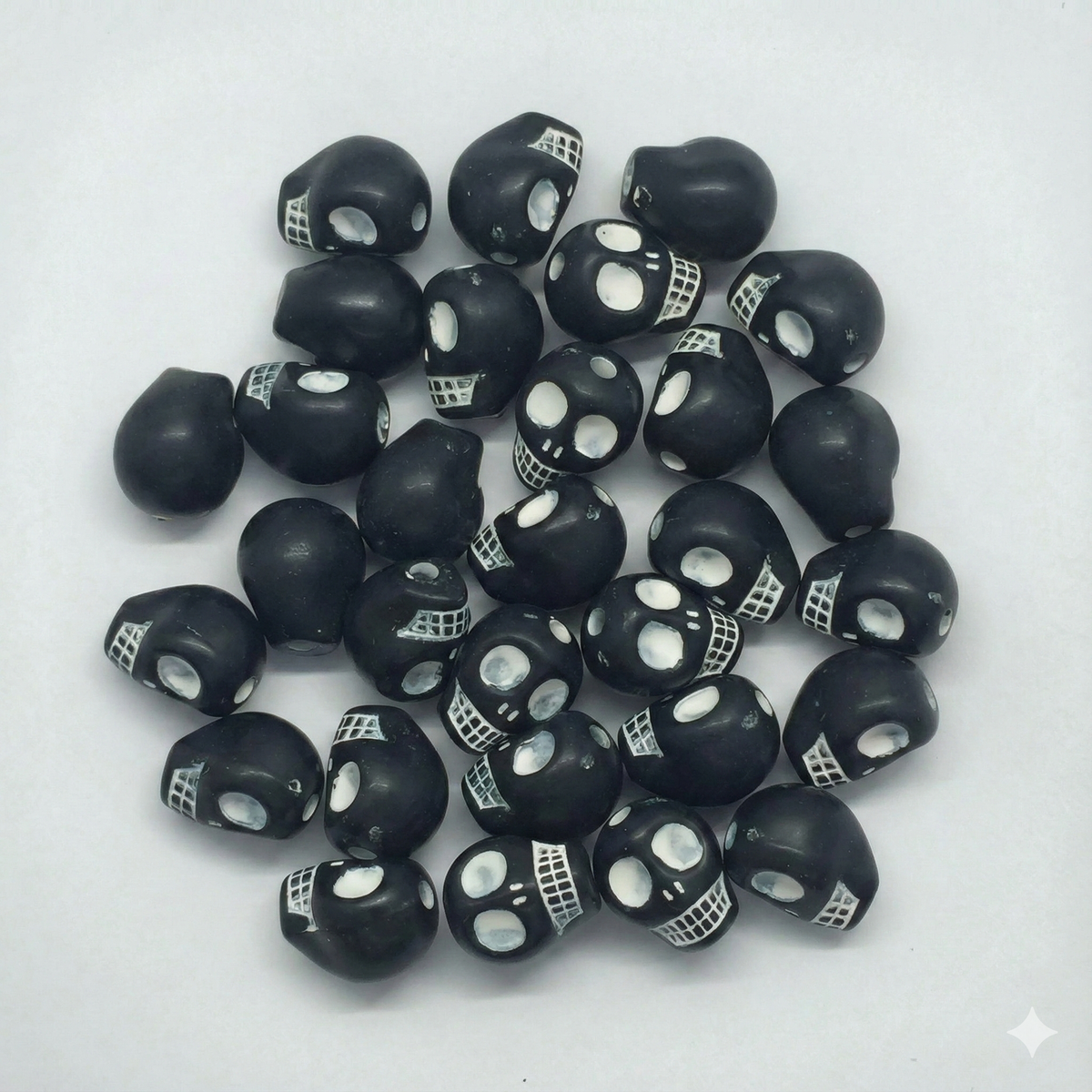 Calaveras Acrílicas Negro - 40gr