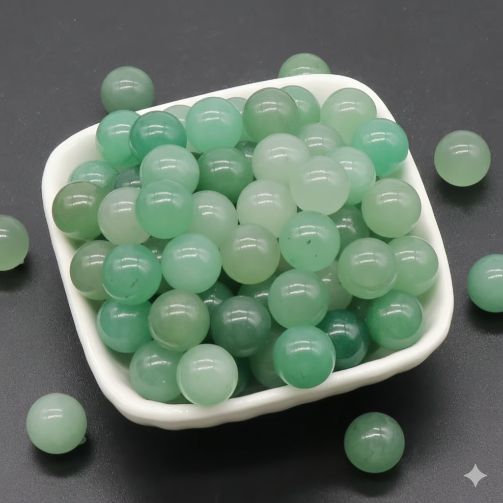 Cuentas Jade Sin Perforacion