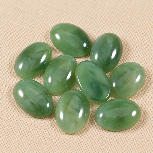 Cabujón (Cabuchón) Jade Verde 1.8x2.5cm - 1 PCS