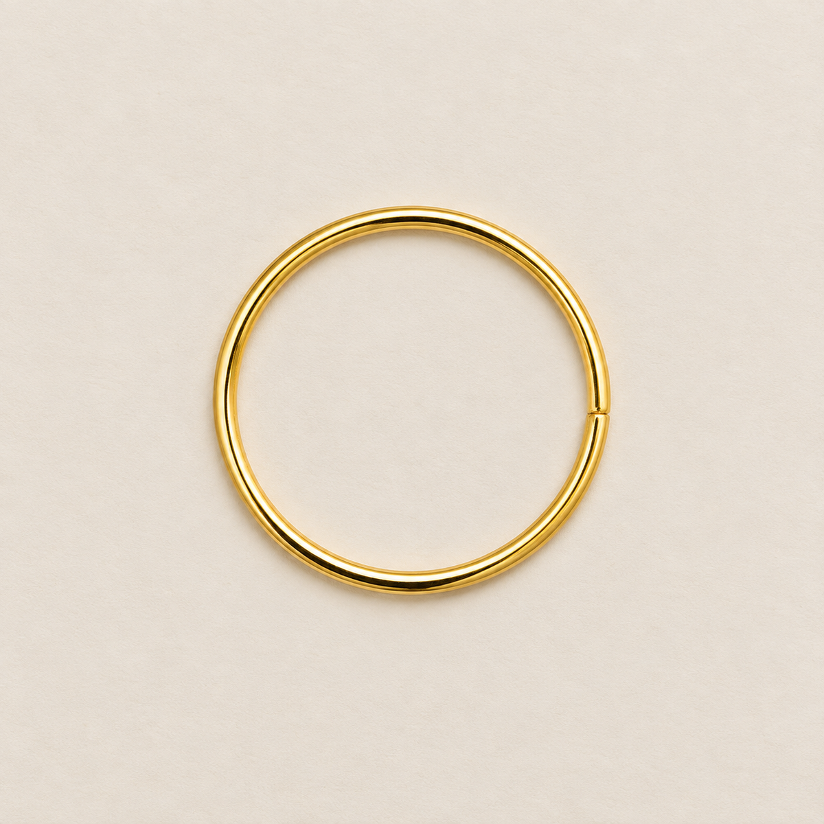 Aro Metálico con Forma de Circulo Dorado - 1 PCS