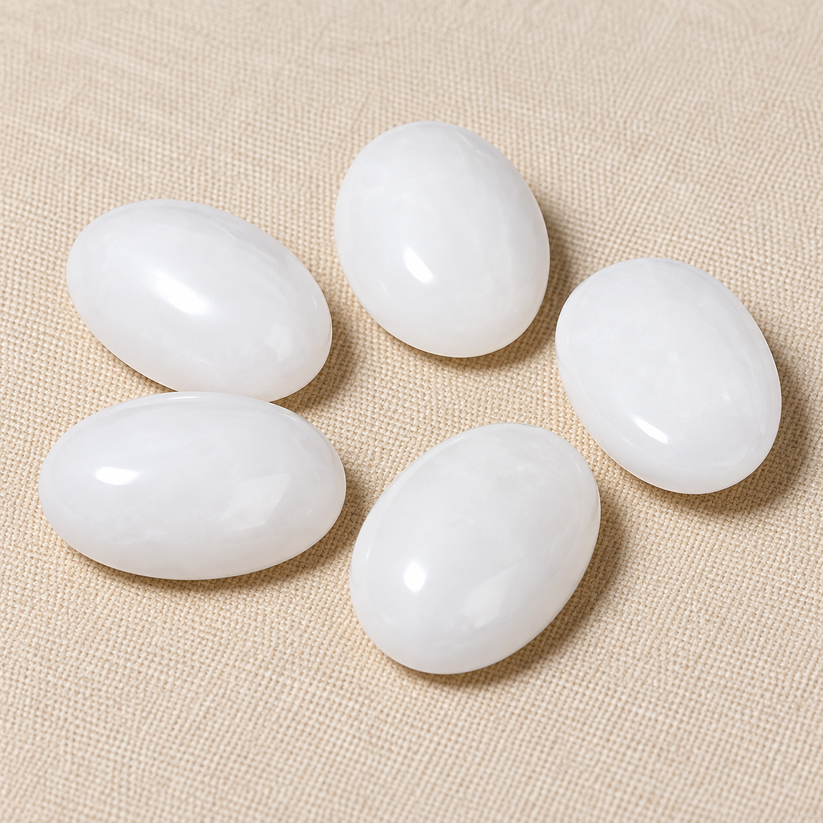 Cabujón (Cabuchón) Cuarzo Blanco 1.8x2.5cm - 1 PCS