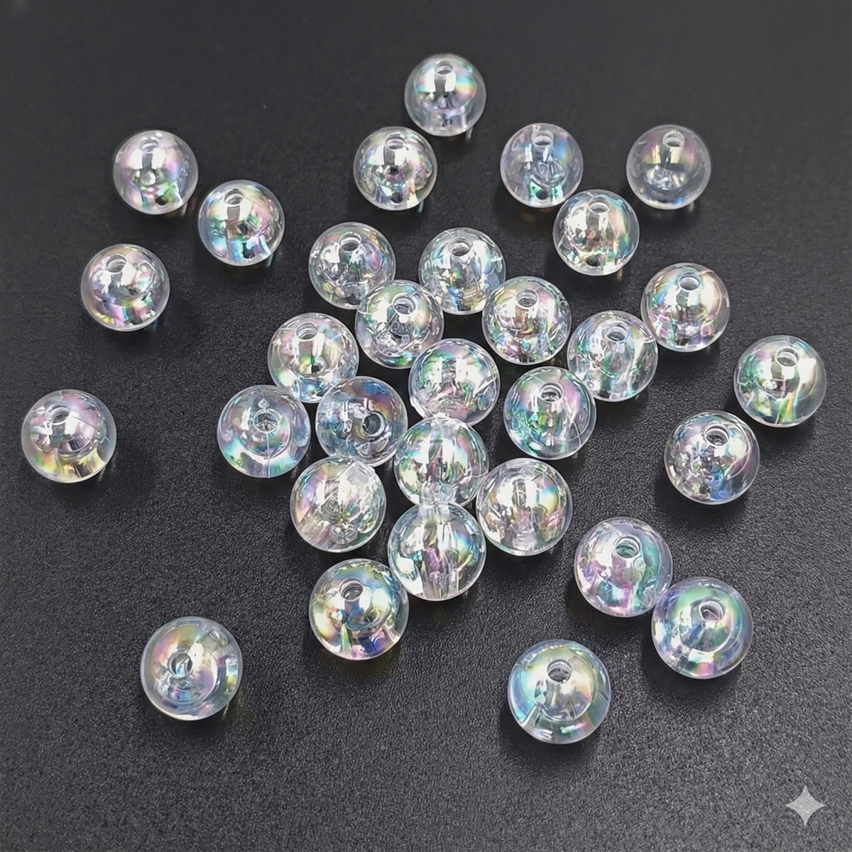 Cuentas Traslucidas Tornasol - 40gr