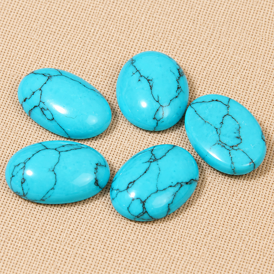 Cabujón (Cabuchón) Piedra Turquesa 1.8x2.5cm - 1 PCS