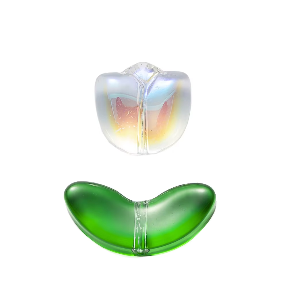 Tulipanes Tornasol con Hojas Verdes - 10 Unid